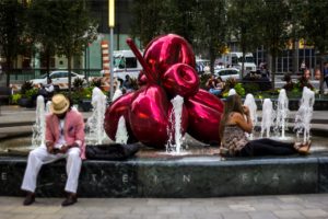 Balloon Flower Sculpture - Steve Jansen Photography